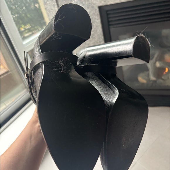 Versus by Versace Sz 7 black leather boots - Picture 4 of 4